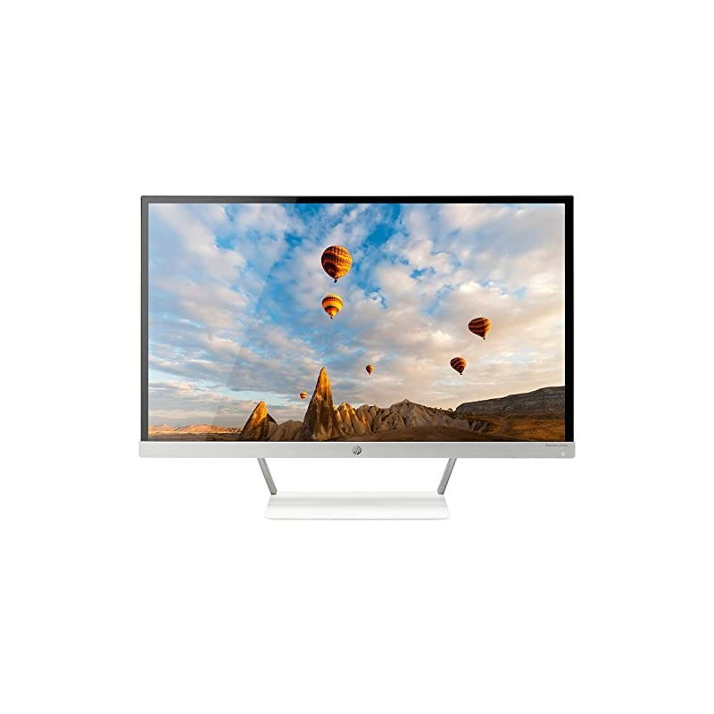 27er 27-Inch Full HD 1080p IPS LED Monitor with Frameless Bezel and VGA & HDMI (T3M88AA), White