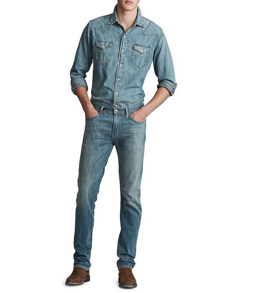 Polo Ralph Lauren Varick Slim-Straight Stretch Jeans