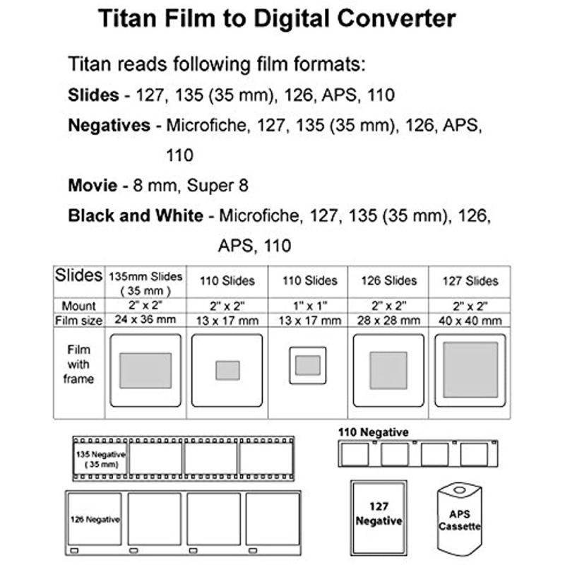 Wolverine Data 8-in-1 HD Film to Digital Converter w/4.3" LCD Screen & HDMI