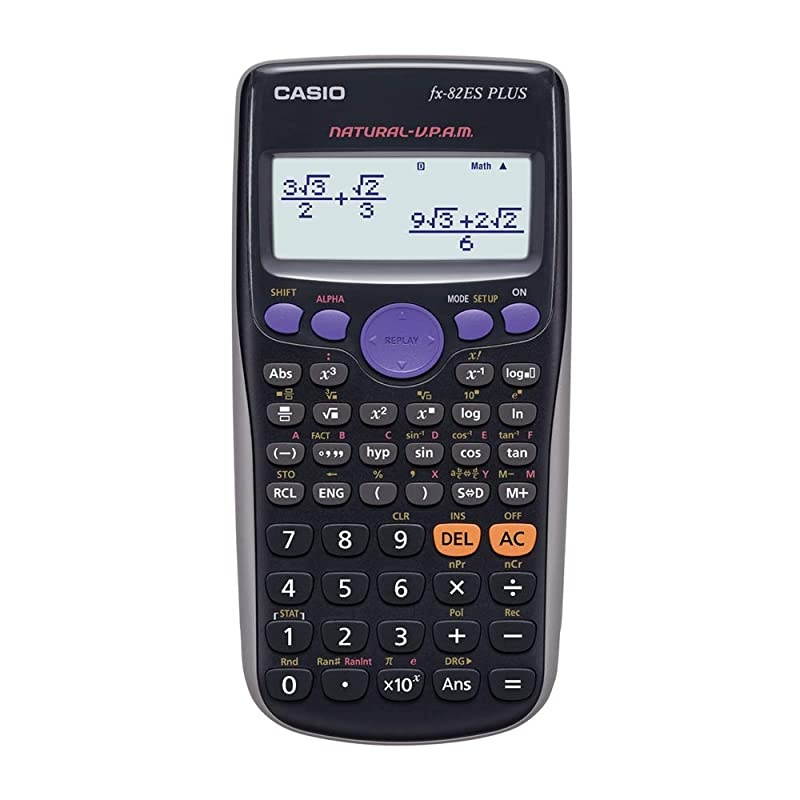 Fx82es Fx82es Plus Bk Display Scientific Calculations Calculator with 252 Functions