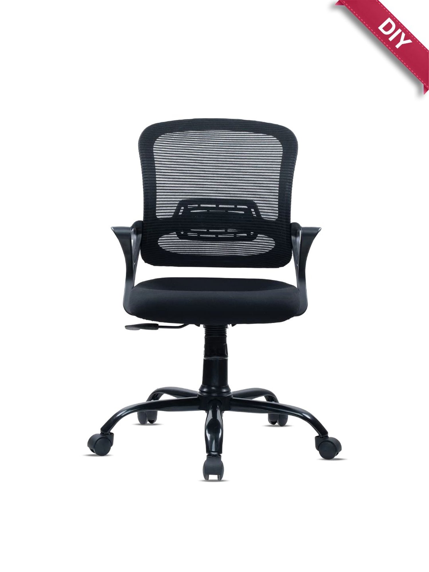 Green Soul Pebble Black Foam Ergonomic Office Chair