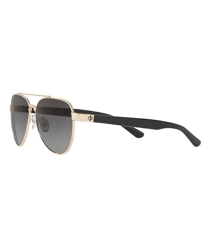 Tory Burch Women's Ty6070 55mm Aviator Sunglasses