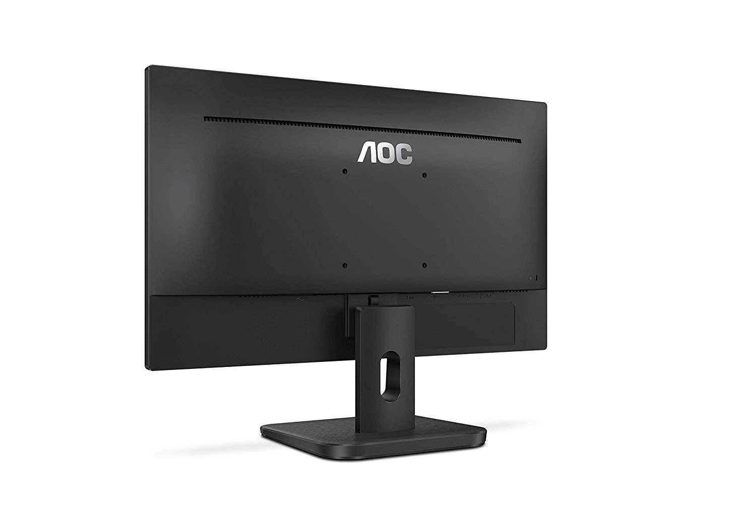 AOC 20E1H 19.5" HD 1600x900 Monitor, 5ms, FlickerFree, HDMI/VGA, VESA Compatible, EPEAT Silver, Ener