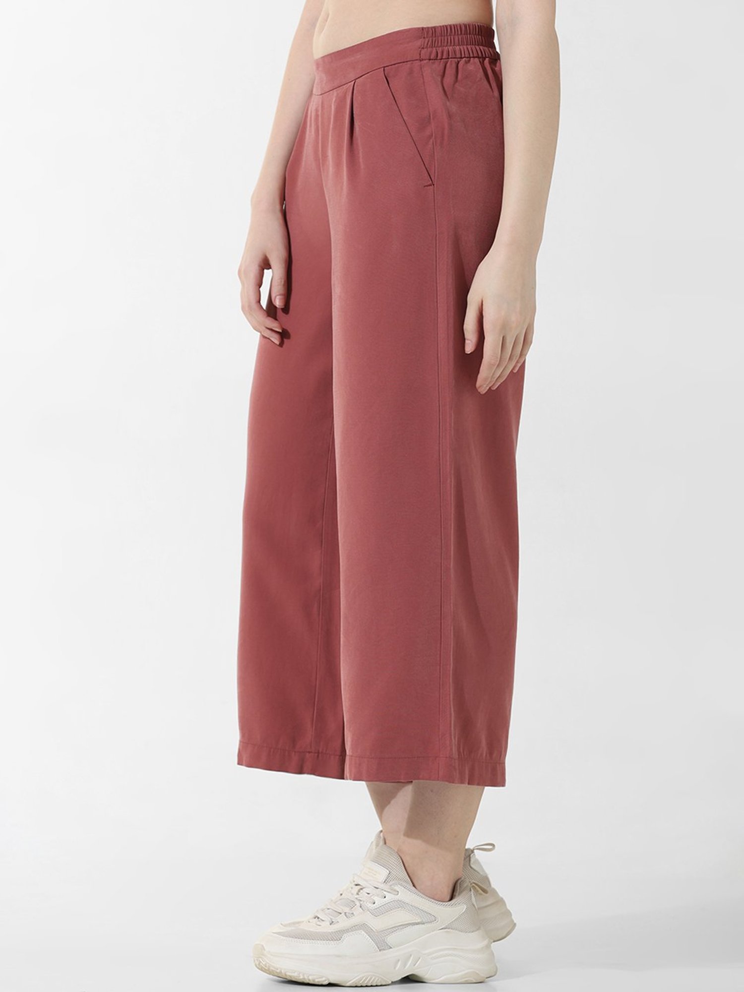 KENDALL + KYLIE Black Mid Rise Bootcut Pants