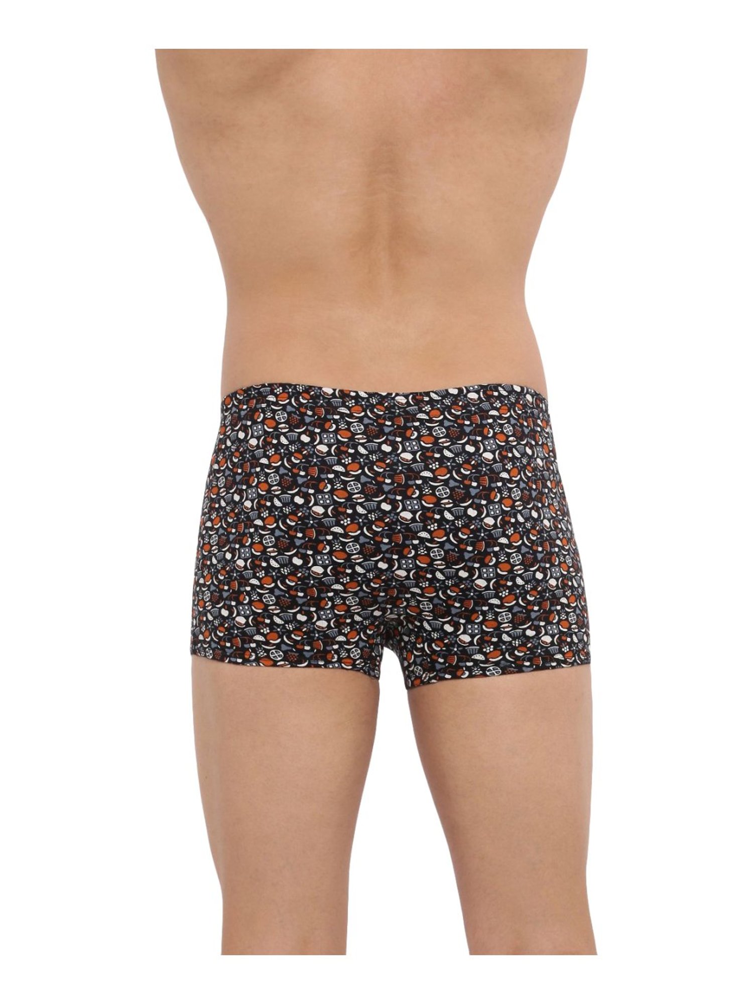 Dollar Bigboss Assorted Color Cotton Printed Trunks (Pack Of 5)