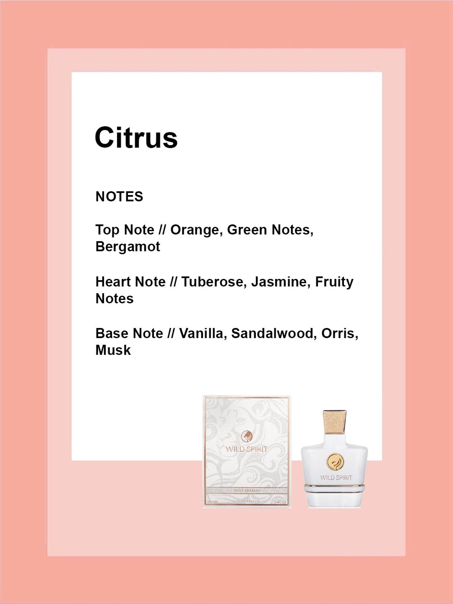 SWISS ARABIAN Wild Spirit Eau de Parfum for Women - 100 ml