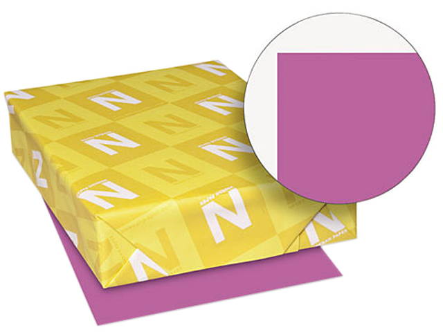 Wausau Paper Astrobrights Colored Paper, 24lb, 8-1/2 x 11, Planetary Purple, 500 Sheets/Ream