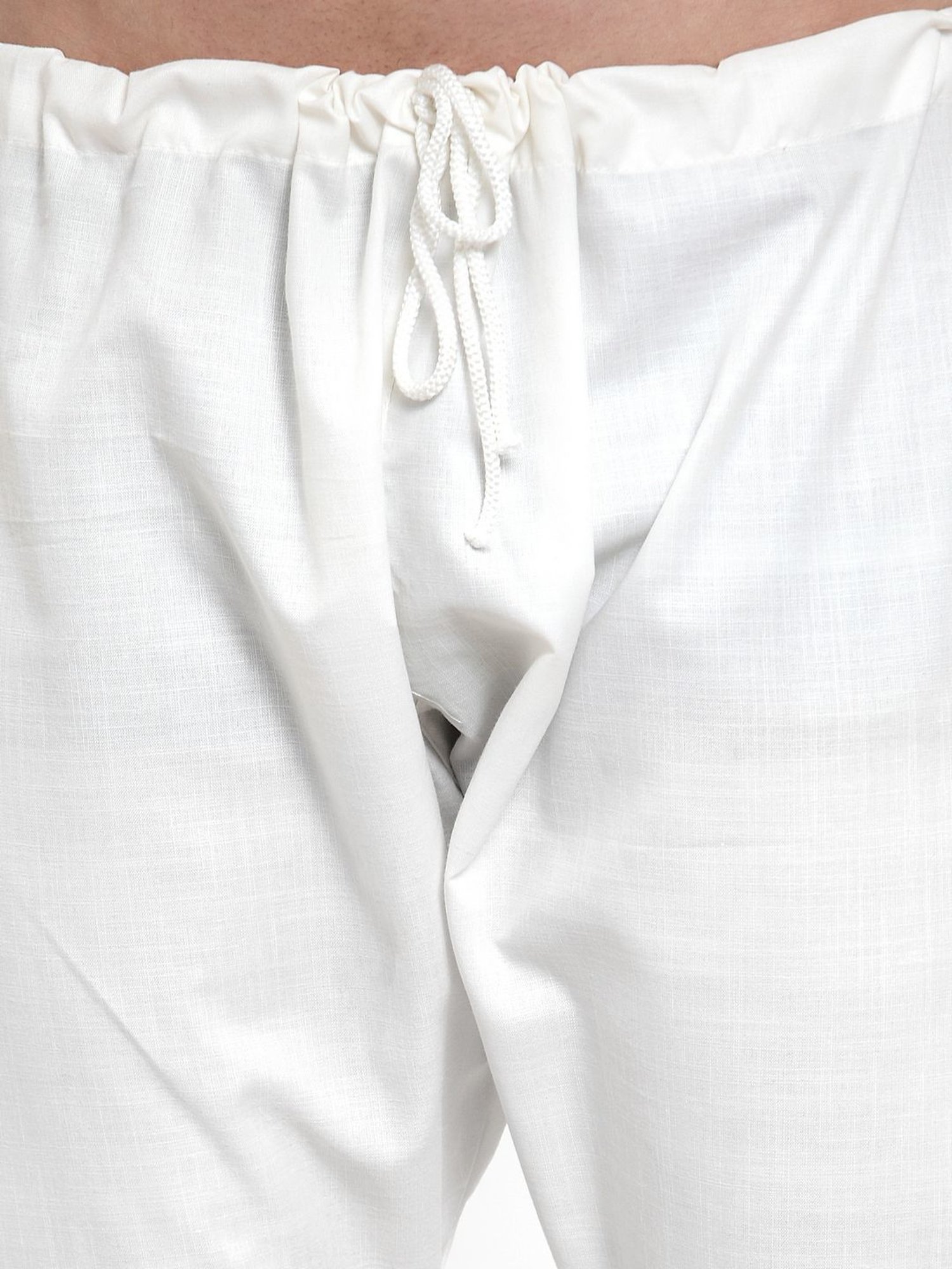 Benstoke Royal Blue & White Regular Fit Self Pattern Kurta Set