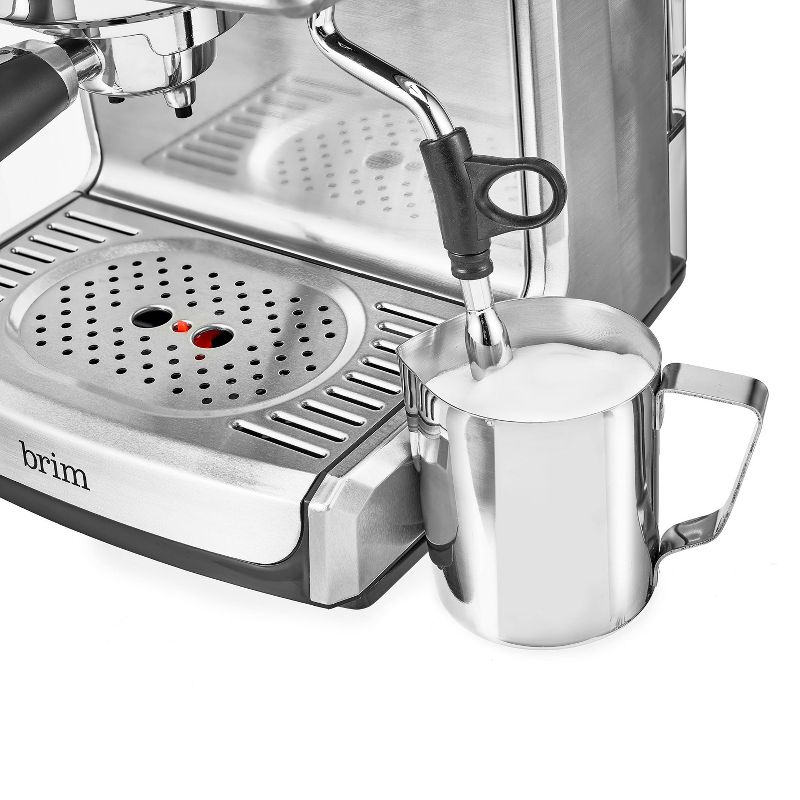 Brim 19-Bar Espresso Maker – Silver