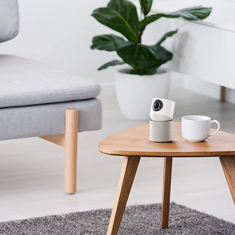 Home Security Camera 1080p IP Indoor Wired Video Surveillance System SoundMotion Detection | 350&deg; PanTilt Text to Speech 2Way Audio Reminders Live View Smart App | Family amp Pet Friendly