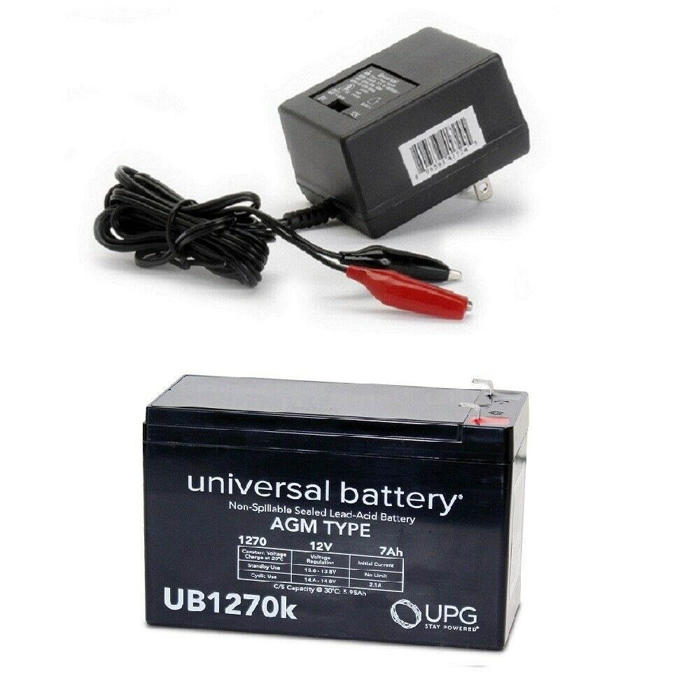 NEW UB1270 12V 7AH Replacement Battery 4 RBC5 UPS Power Backup System & CHARGER