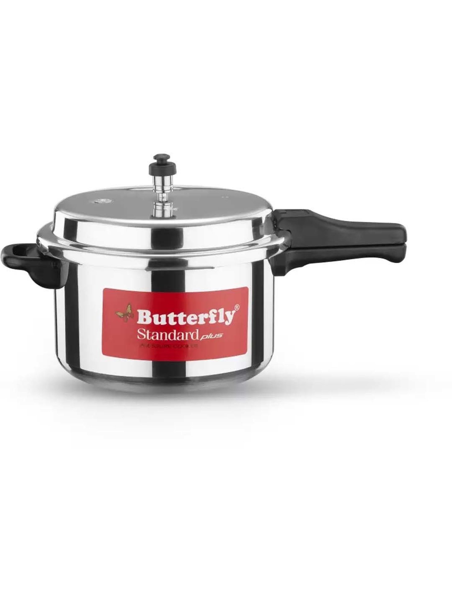 Butterfly Silver Alloy & Plastic Induction Standard Plus Pressure Cooker (7.5 L)