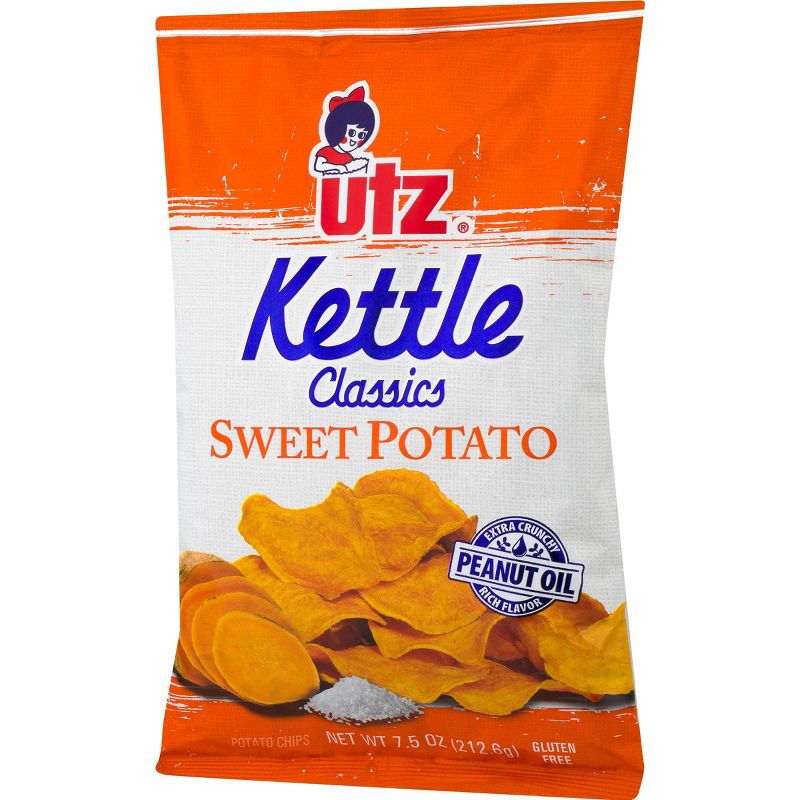 Utz Kettle Classics Sweet Potato Kettle Cooked Potato Chips - 7.5oz