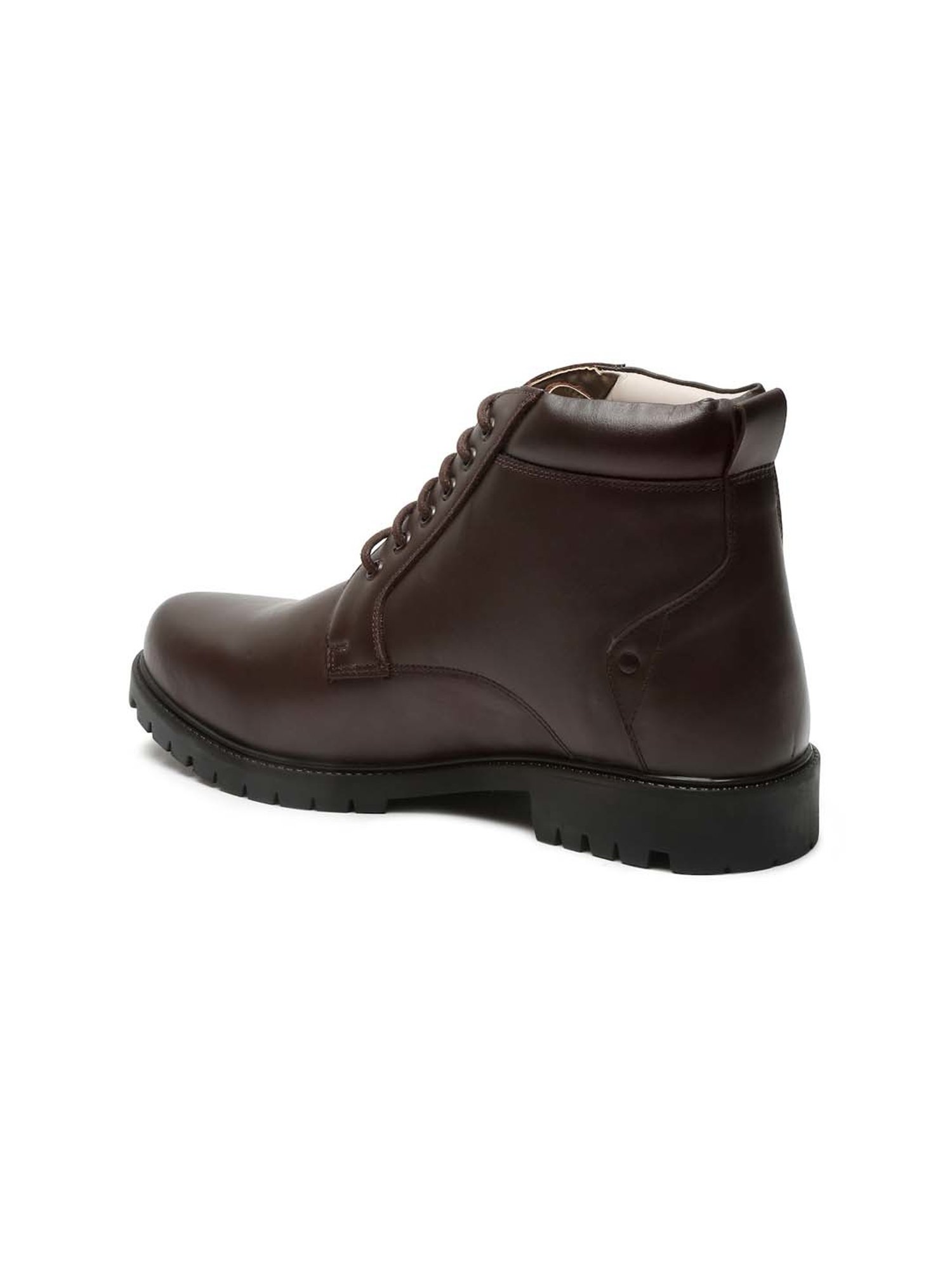 Louis Stitch Men's Brunette Brown Derby Boots