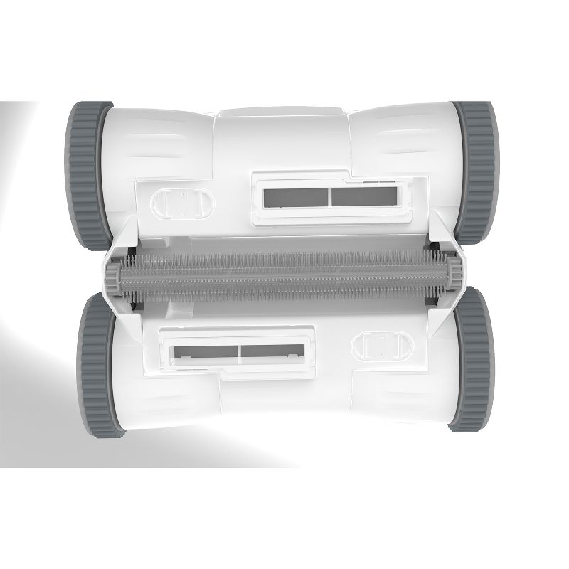 Aquabot Emerald 200 APP Automatic Dual PVC Brush Robot Universal In Ground Pool Cleaner Machine w/ 4D Ultra Fine Microfiber Filtration & 52 Foot Cord