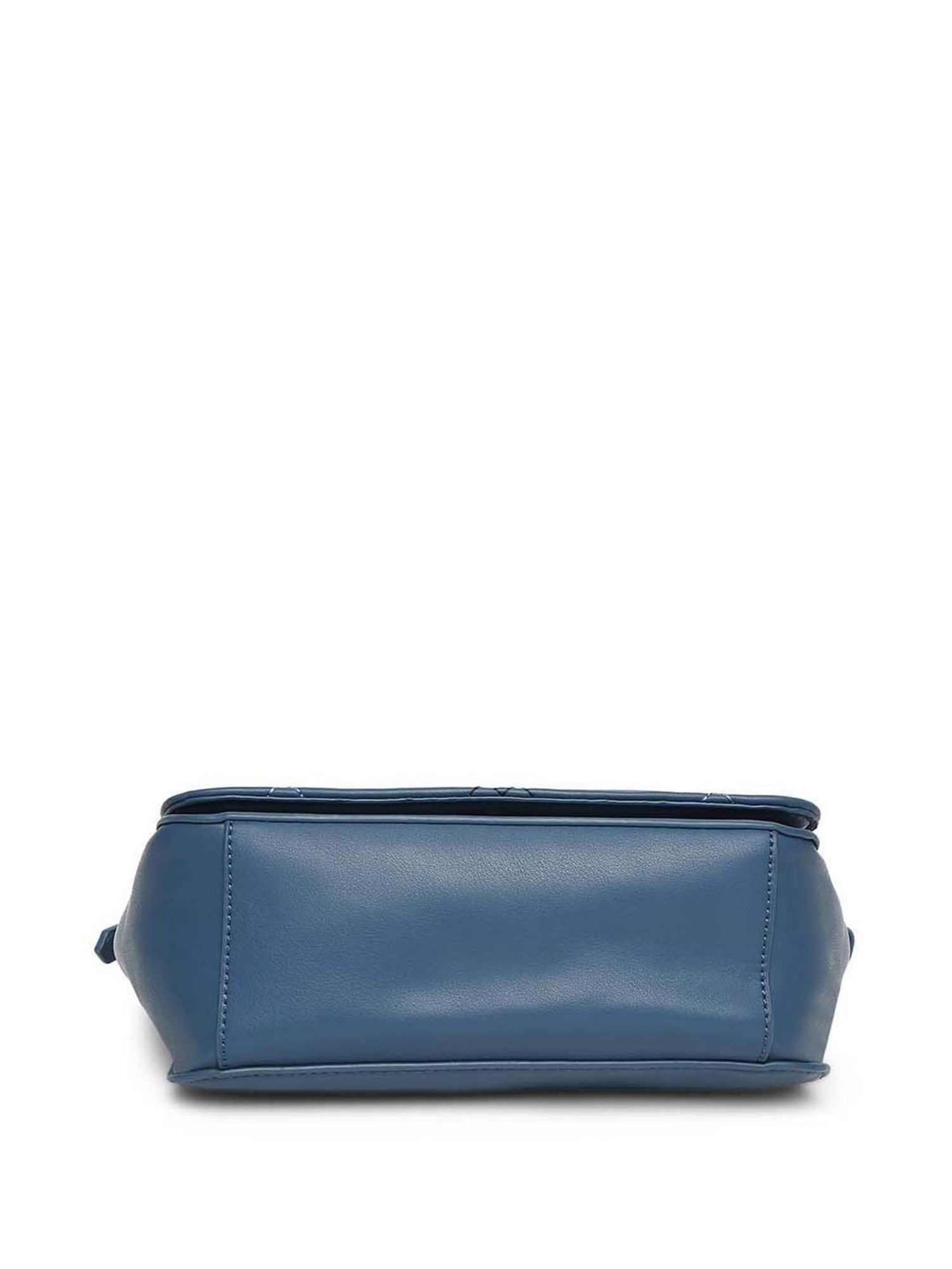 Marina Galanti Blue Quilted Medium Sling Handbag