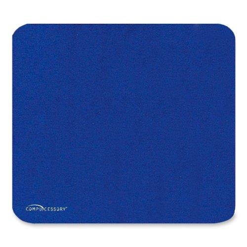 Compucessory Economy Mouse Pad Nonskid Rubber Base 9-1/2"x8-1/2" Blue 23605