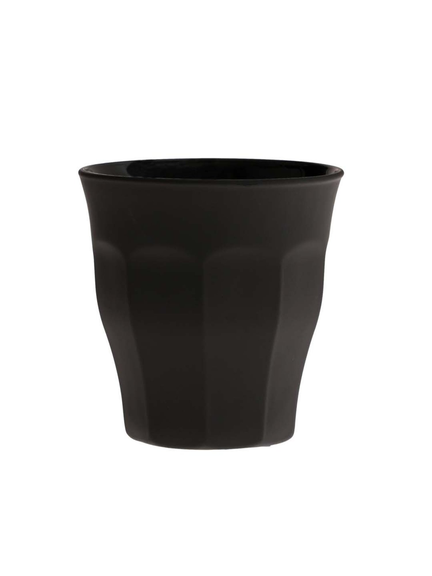Duralex 'Picardie' Black Glass 24 cm Tumbler (0.25 L) - Set of 6