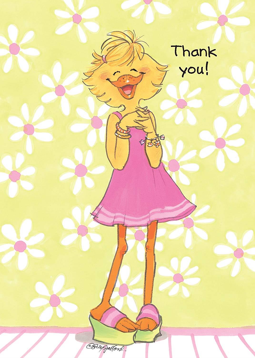 Suzy's Zoo Assorted Thank You Greeting Card 6-pack 10154