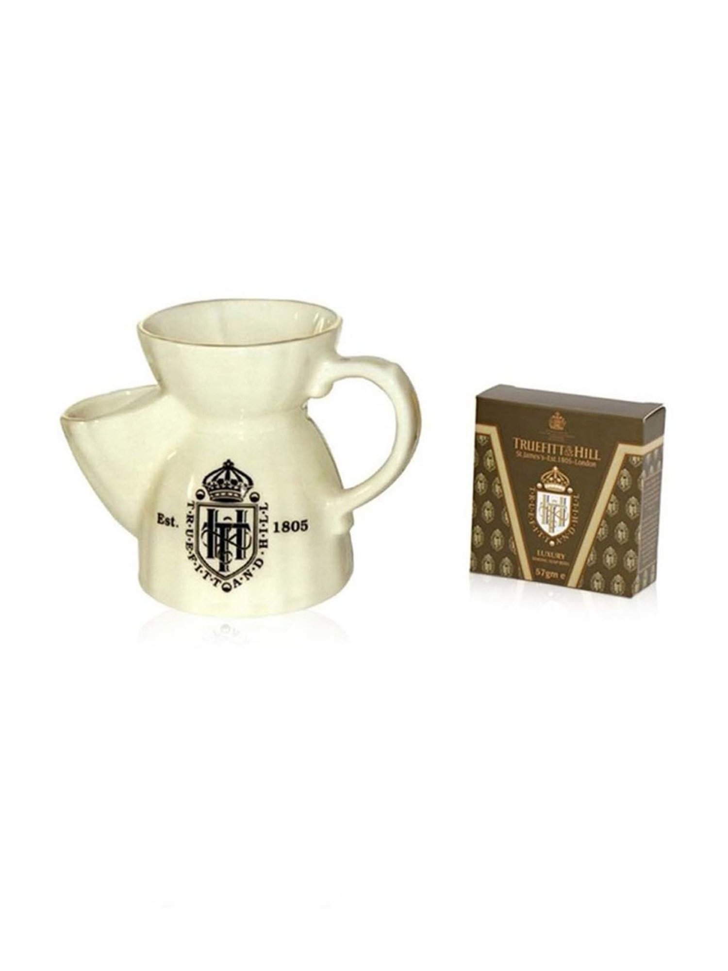 Pink Woolf Soft Synthetic Bristles Shaving Brush for Men Engineered Black Plastic Handle