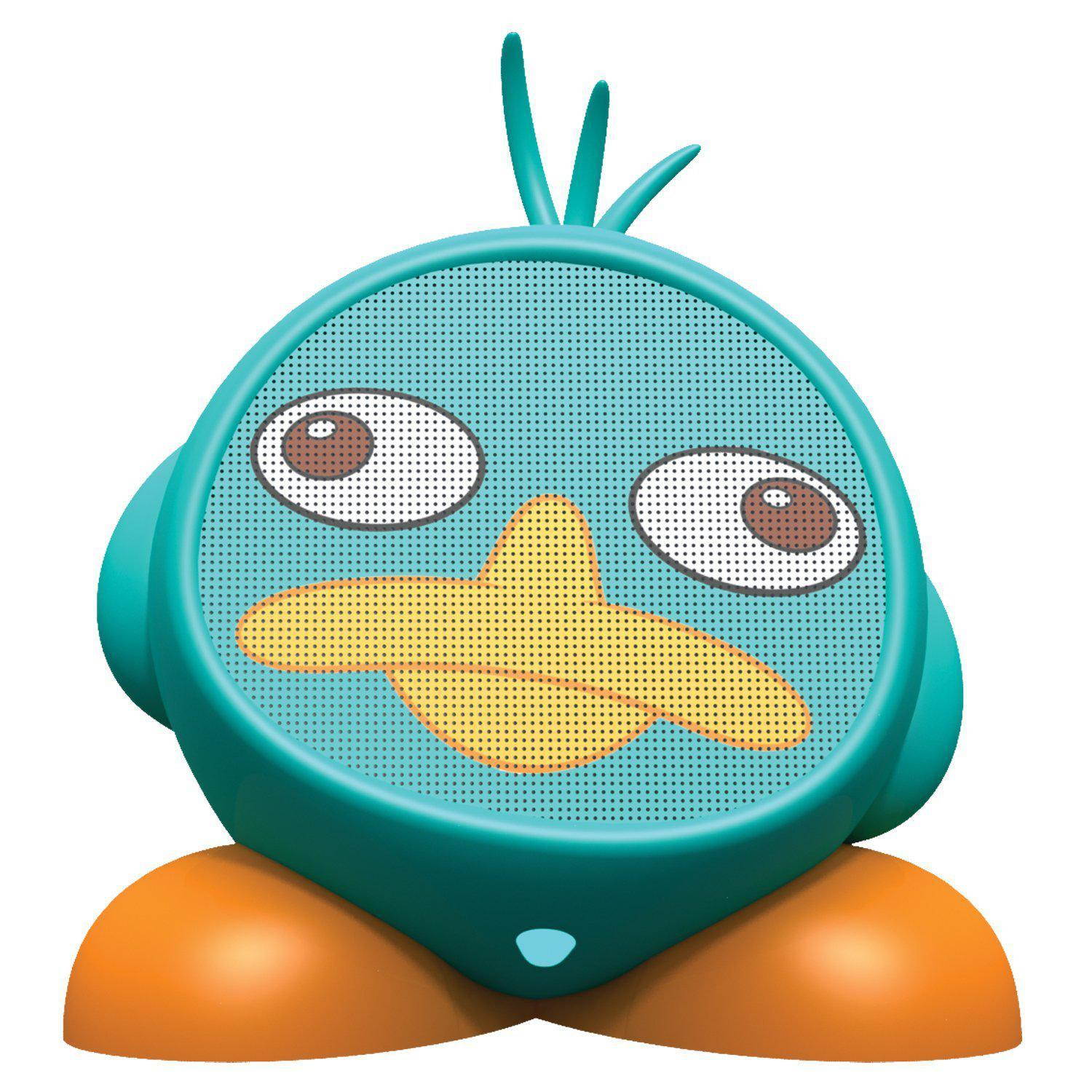 Disney? Phineas and Ferbs' Perry the Platypus Rechargeable Portable Character Mini Speaker for iPod?/MP3 Player
