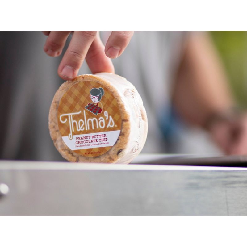 Thelma's Peanut Butter Chocolate Chip Ice Cream Sandwich - 5.2oz