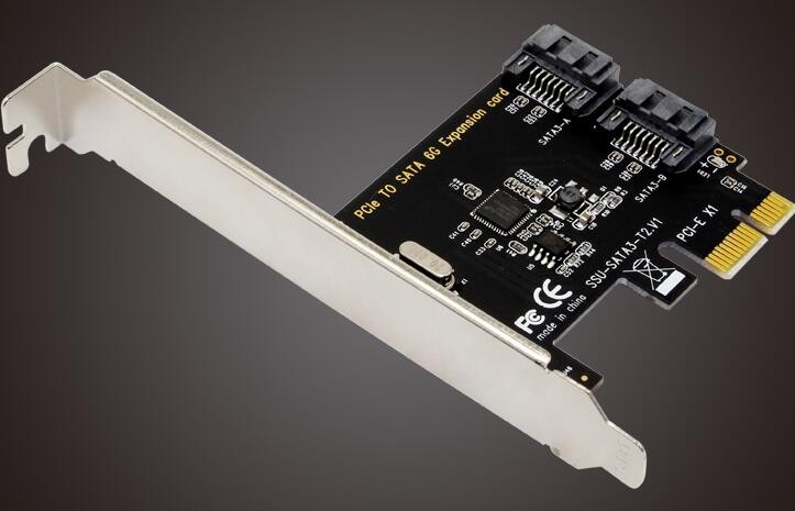 Corn Electronics 2 Port SATA III PCI-Express x1 Converter Adapter Card