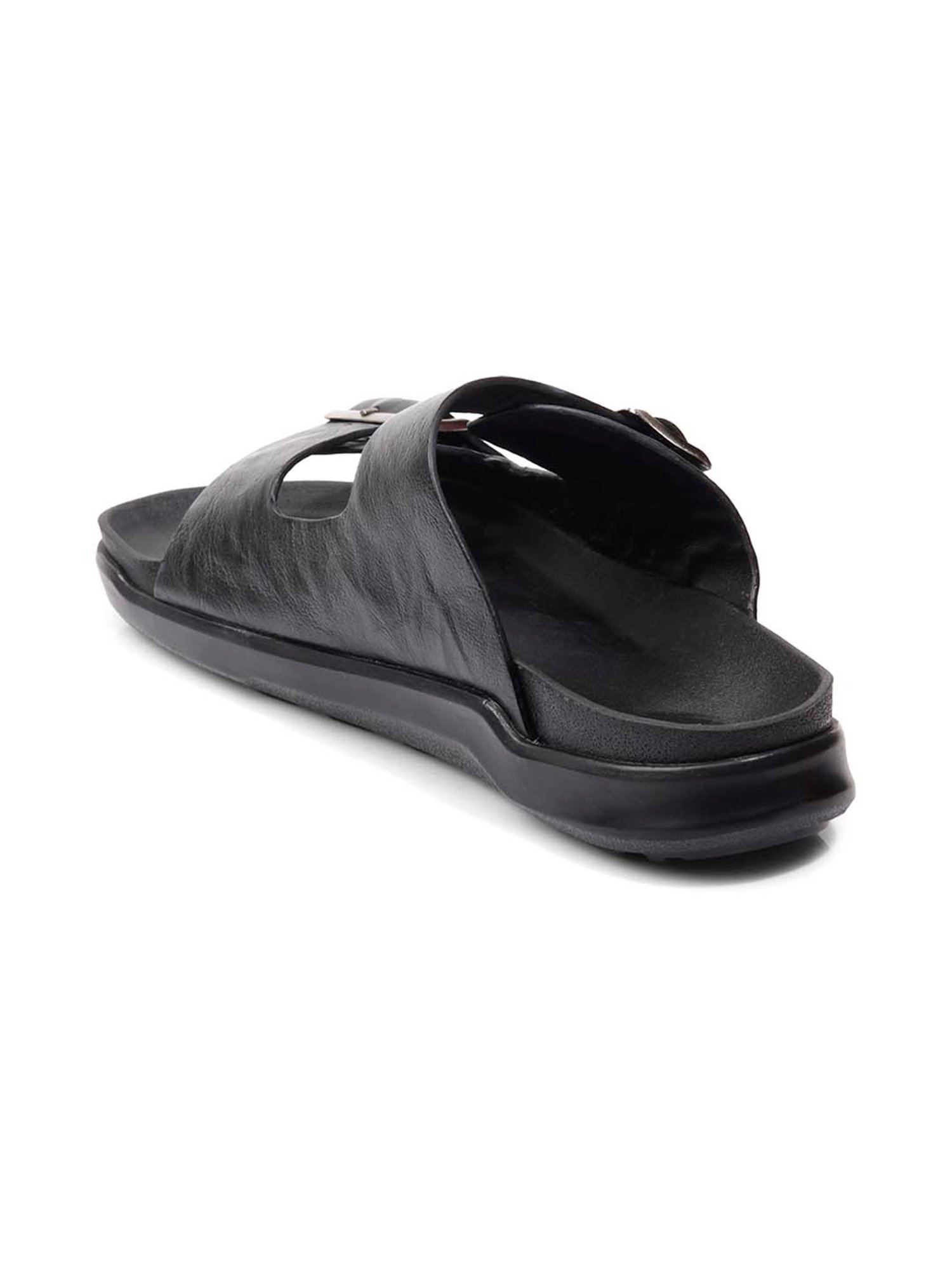 ID Men's Black Casual Sandals