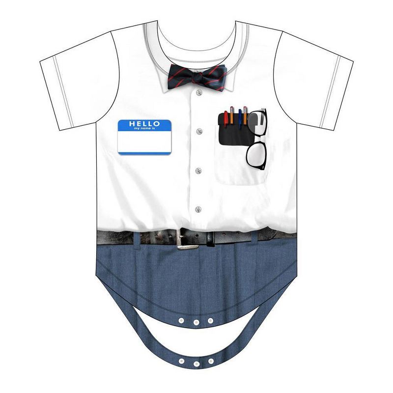 Baby Nerd Romper Costume 0-6M