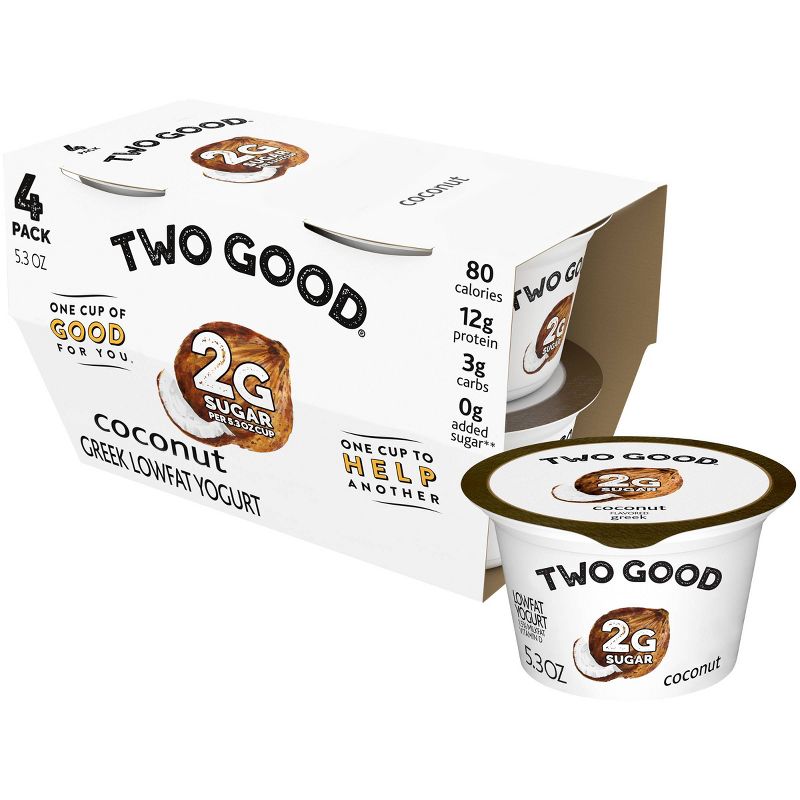 Two Good Coconut Greek Yogurt - 4pk/5.3oz Cups