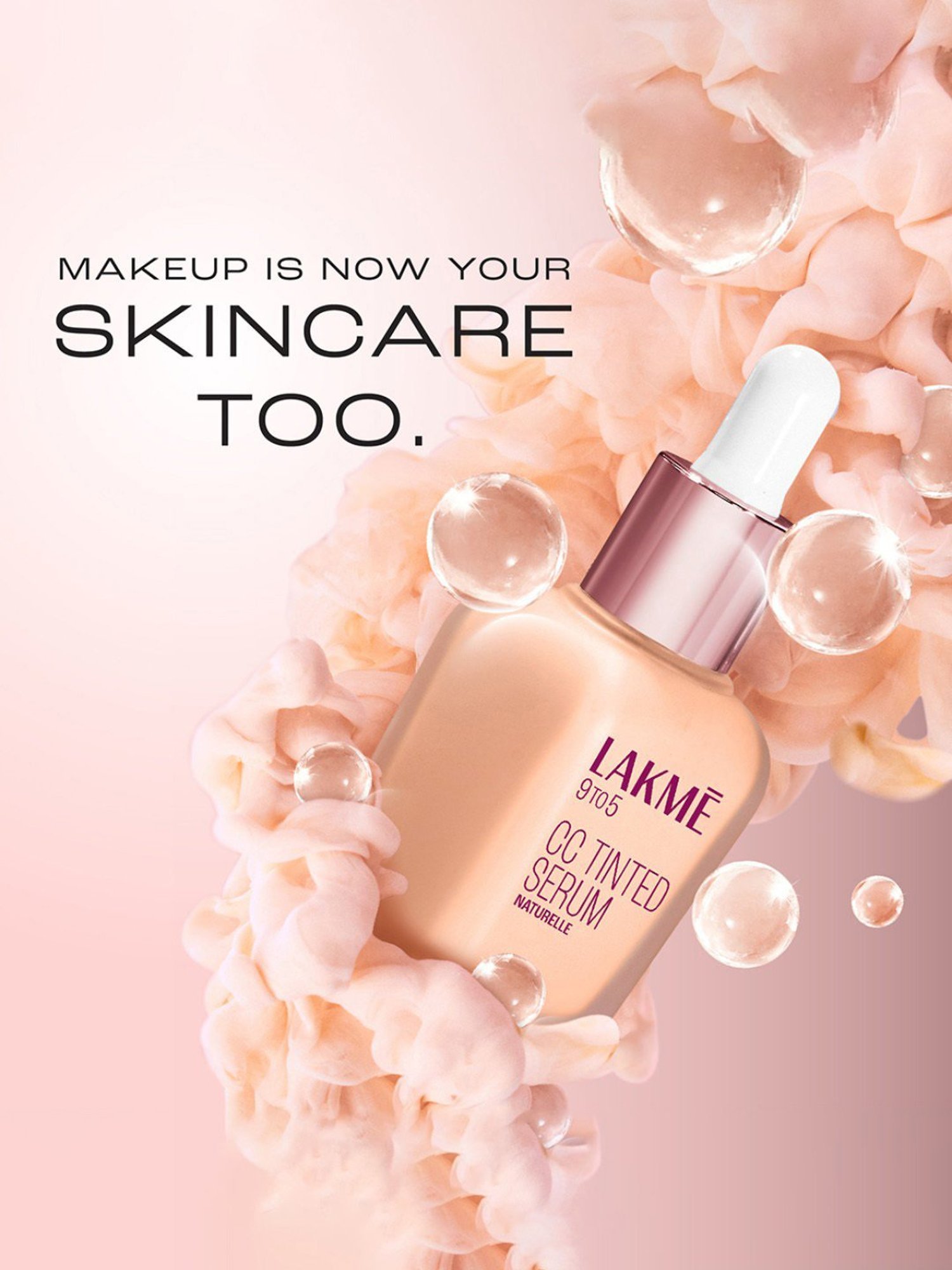 Lakme 9 To 5 CC Tinted Serum with 2% Hyaluronic Acid Dolce - 30 ml