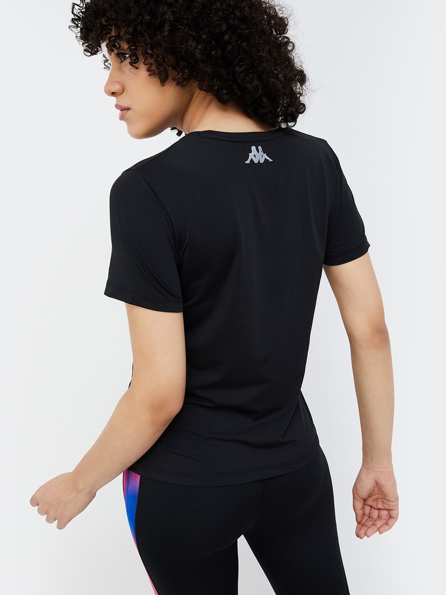 KAPPA Black Graphic Print T-Shirt