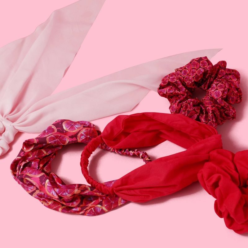 scunci Collection Scarf Scrunchie - Light Pink