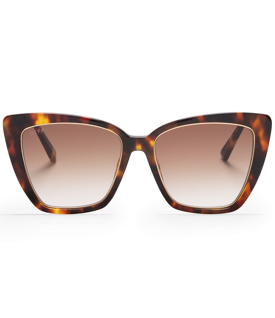 DIFF Eyewear Becky IV Polarized Cat Eye Sunglasses