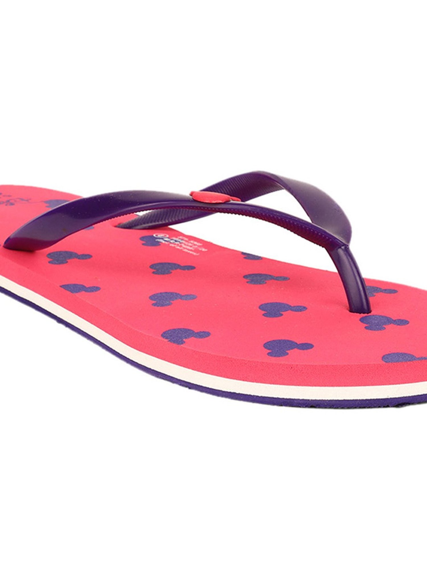Disney by Bata Women's Purple Flip Flops