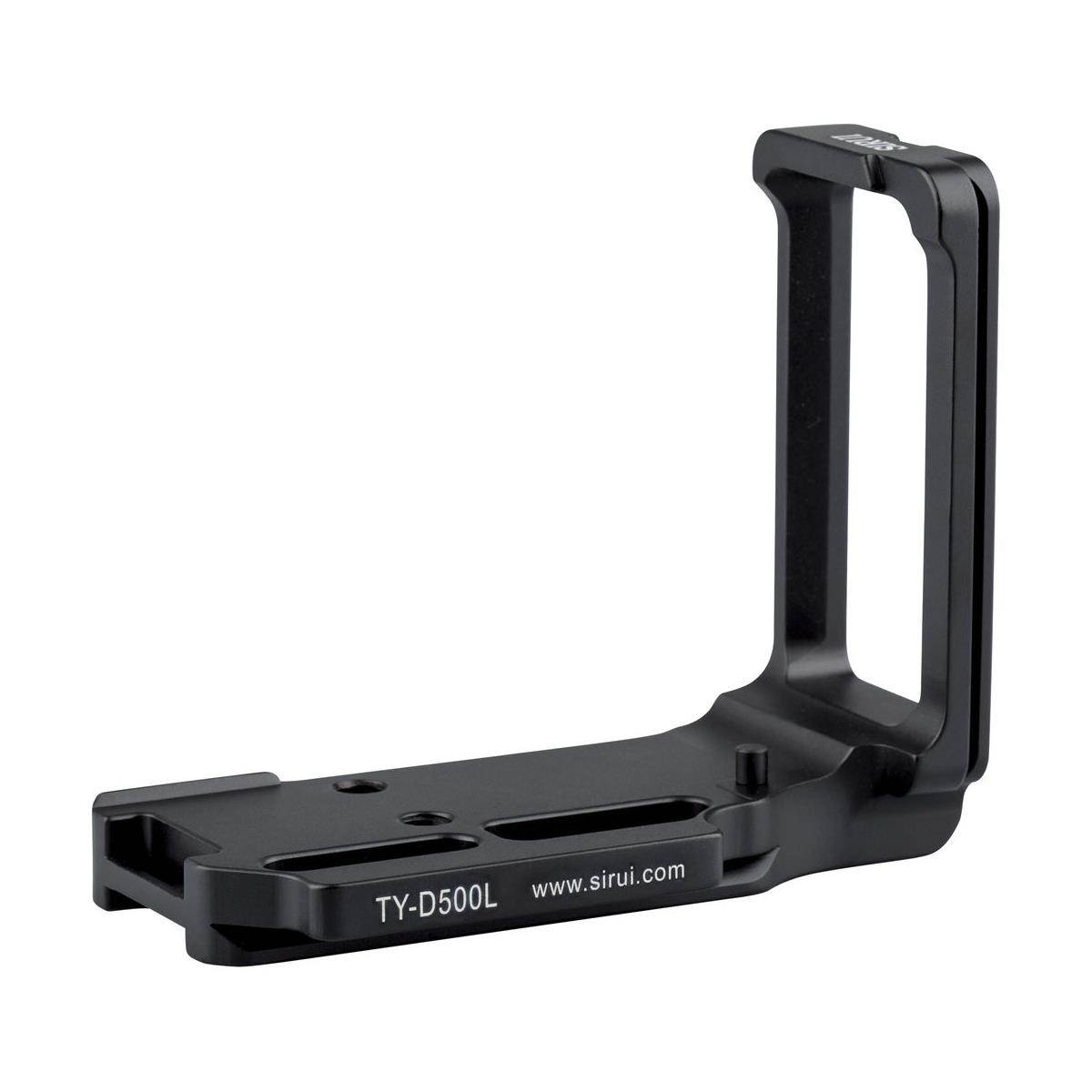 Sirui TYD500L Aluminum Alloy L-Bracket Plate for Nikon D500 Camera