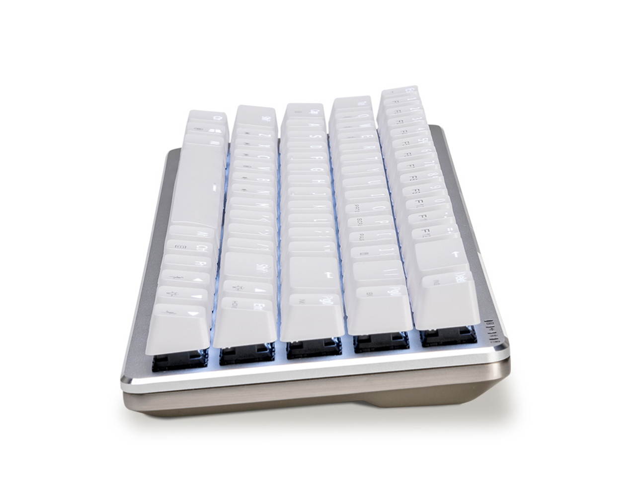 A-jazz Zn Mechanical Wireless Gaming keyboard,Cherry MX-Red Axis,68 Non-Conflicting Keys-White