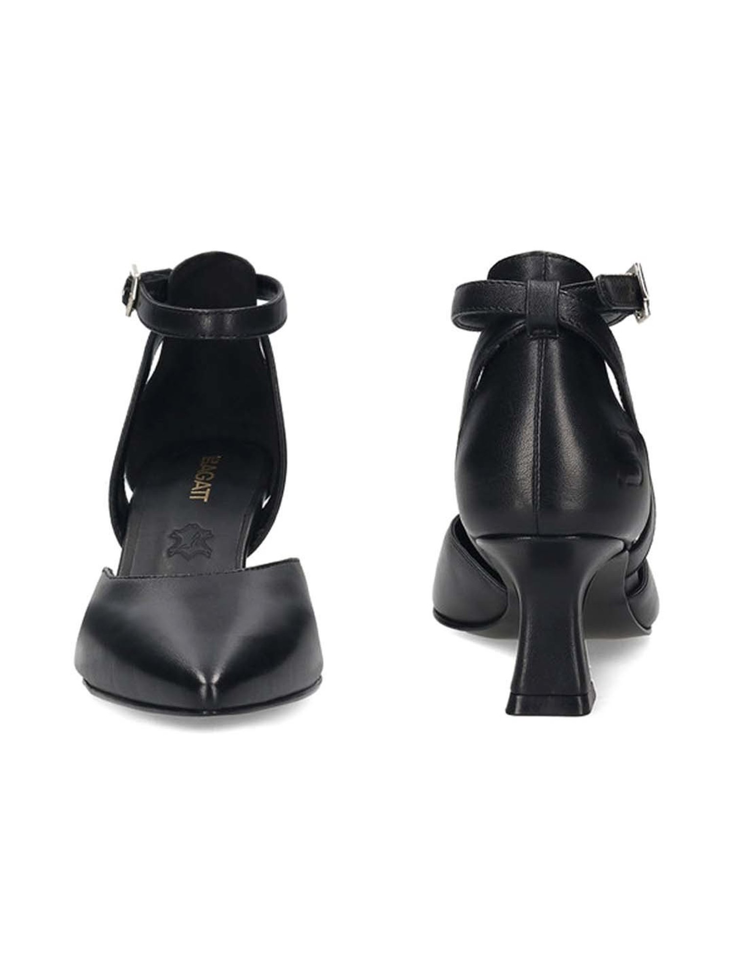 BAGATT Women's Varese Black Ankle Strap Sandals