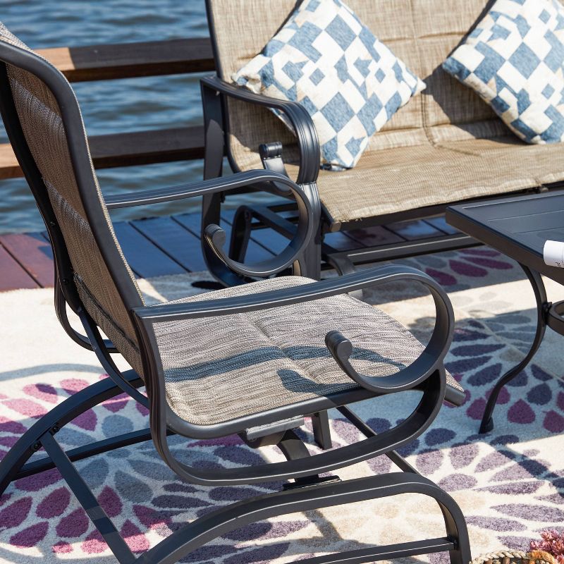 4pc Love seat Glider Patio Seating Set - Patio Festival