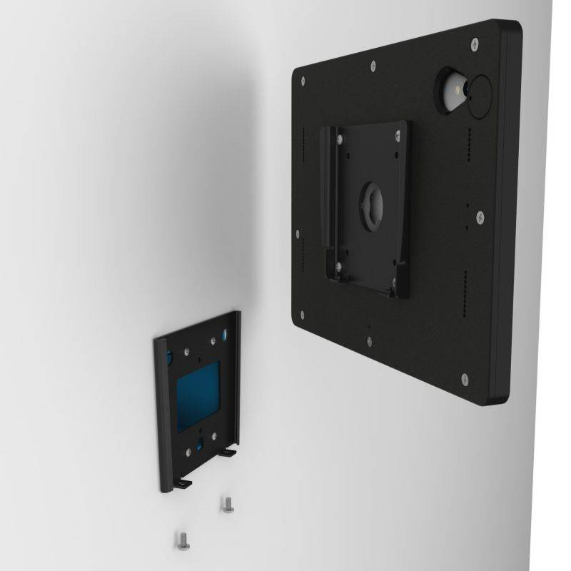 VidaMount Black Exposed Rear Camera Enclosure and Fixed VESA Slim Wall Mount [Bundle] compatible with iPad Pro 11" (1st Gen) & Air 10.9" (4th Gen)