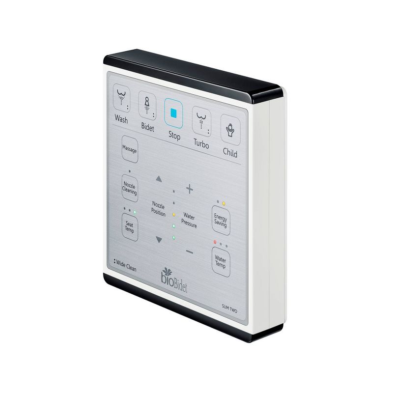 Slim Two Elongated Toilet Seat White - Bio Bidet