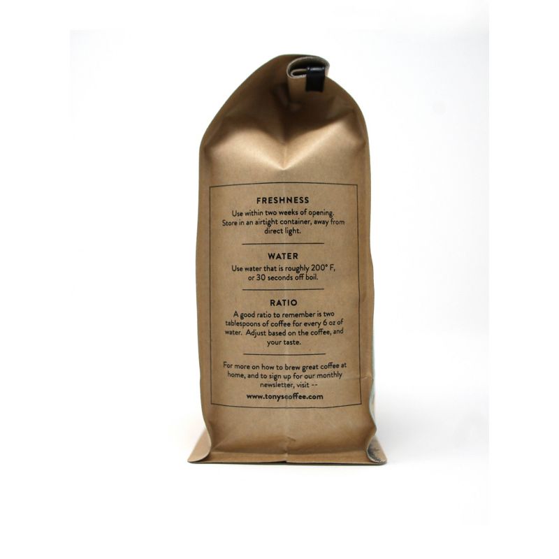 Tony's Coffee Peru Medium Roast Whole Bean Coffee - 12oz
