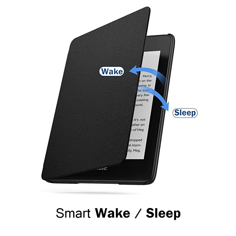 Case Fits Kindle Paperwhite 10th Generation 2018 Releases Thinnest Lightest Smart Shell Cover with Auto WakeSleep for  Kindle Paperwhite 2018 EReader Black