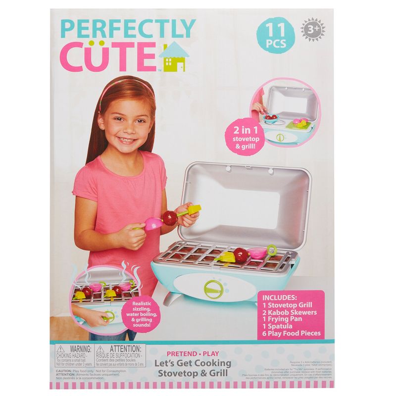 Perfectly Cute Let's Get Cooking Stovetop and Grill 11pc Set