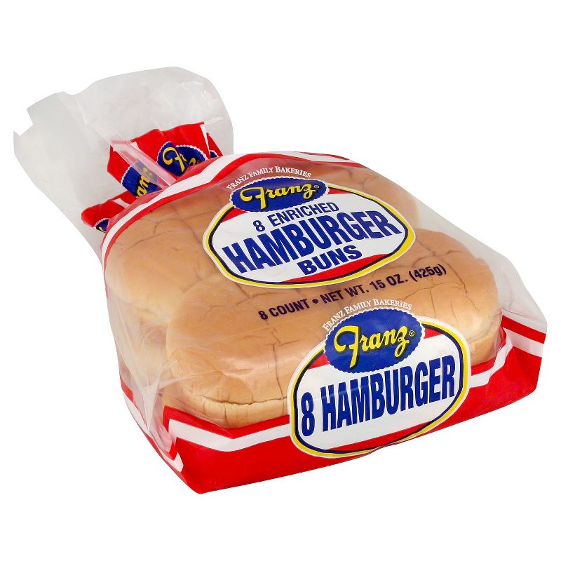 Franz Hamburger Buns - 15oz/8ct