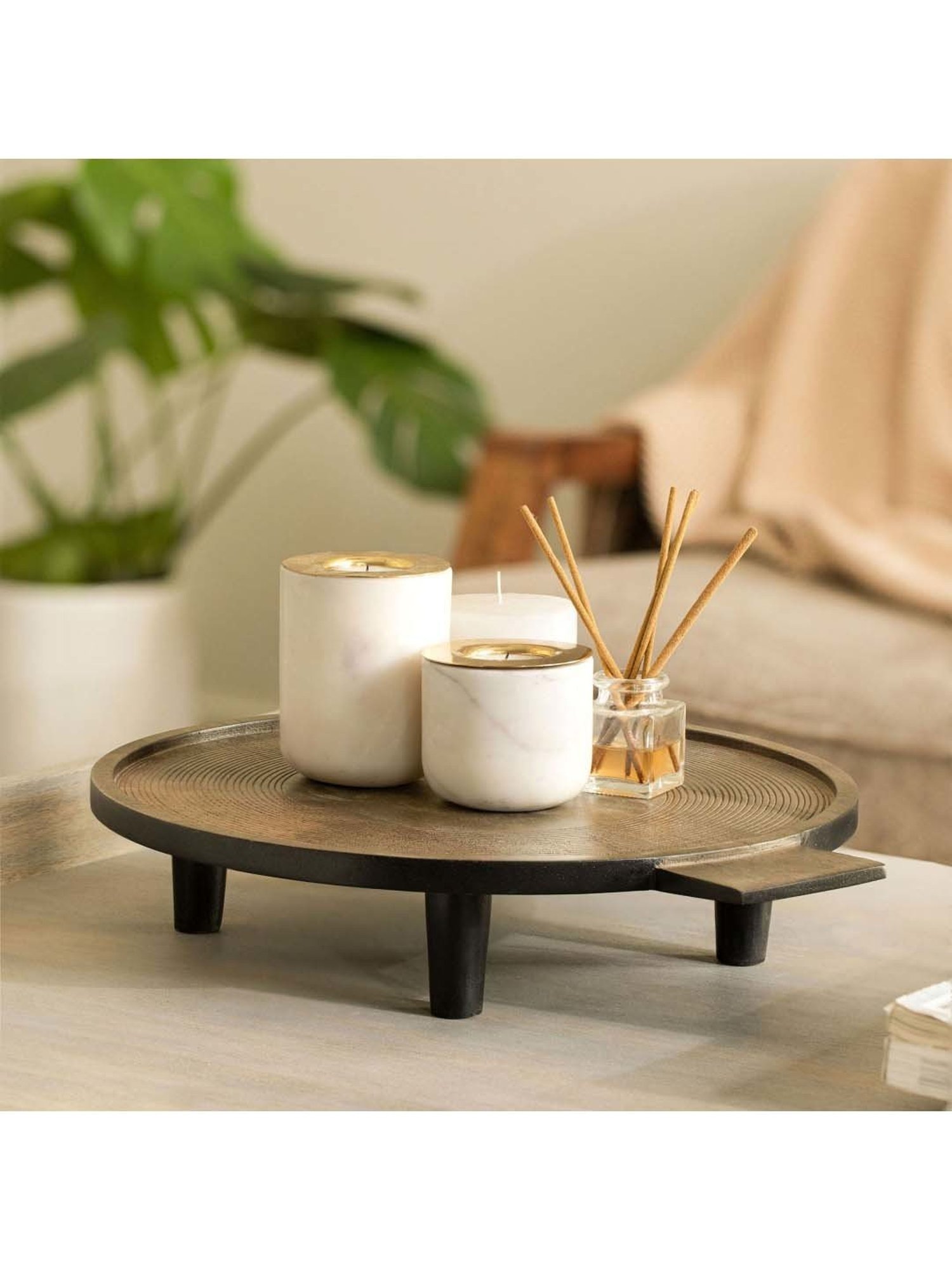 Mikasa Serenity Black Ceramic 20 cm Side Plate