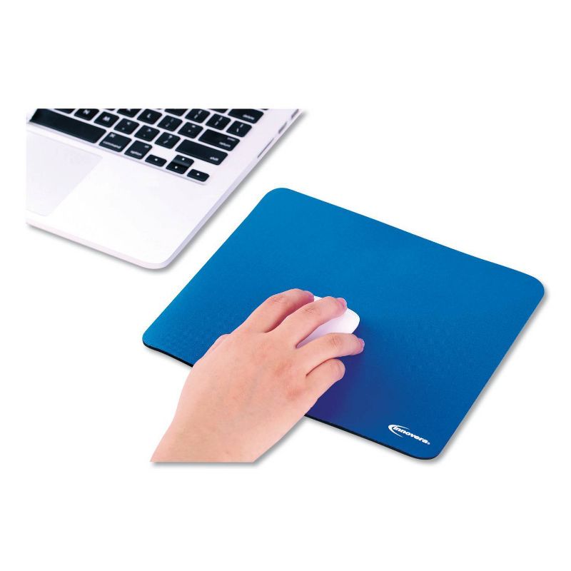 Innovera Natural Rubber Mouse Pad - Blue