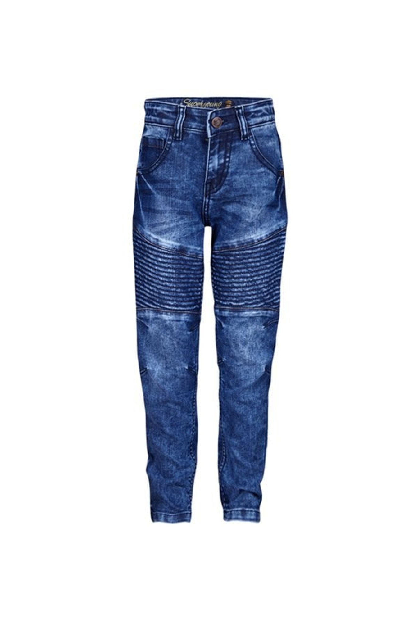 Superyoung Boys Dark Blue Solid Jeans