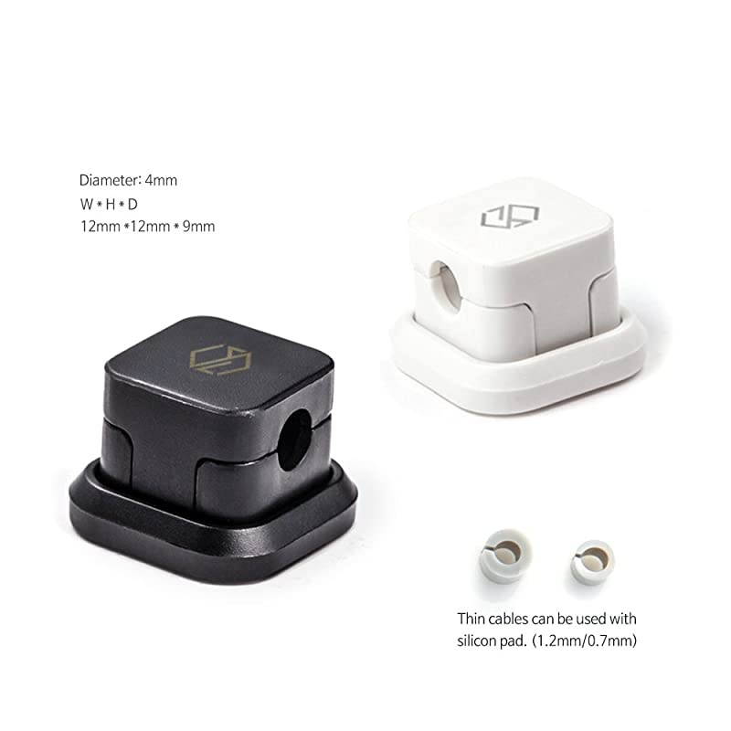 Magnetic Cable Clips Multipurpose Cable Management for Car and Office Supplies Self Adhesive Cable Organizer Clip Magnetic Cable Holder White 3 Pack