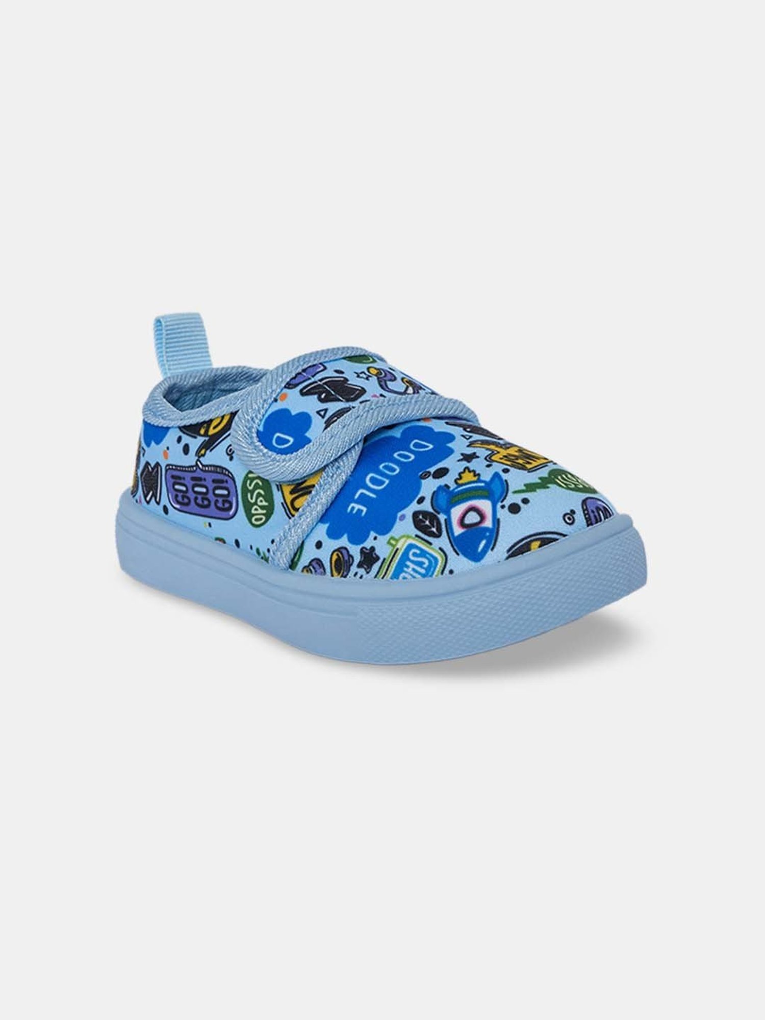 Pantaloons Baby Powder Blue Velcro Shoes